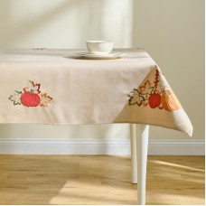 Вышитая скатерть Spice latte 145x220 см