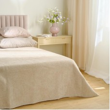 Cuvertură uni pe pat cu model matlasat Terta 200x220 cm Cuvertură uni pe pat cu model matlasat Terta 200x220 cm