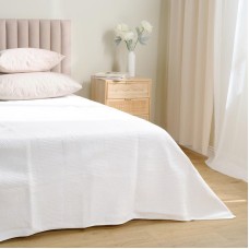 Cuvertură uni pentru pat cu model matlasat Magea 200x220 cm Cuvertură uni pentru pat cu model matlasat Magea 200x220 cm