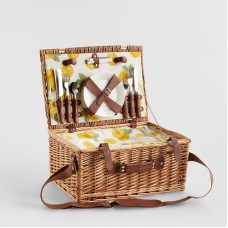 Coș de picnic cu accesorii Bari 45x34 cm
