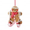 Jucarie brad GINGERBREAD SKI