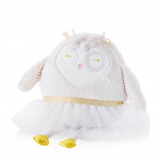 Jucarie de plus perna PASTEL OWL