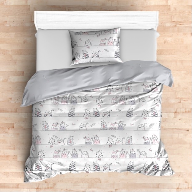 Set lenjerie de pat LOVECAT