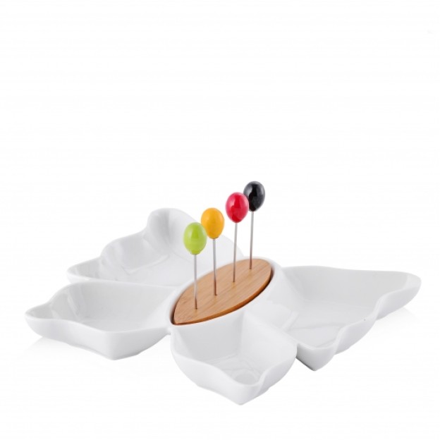 Bol decorativ BUTTERFLY