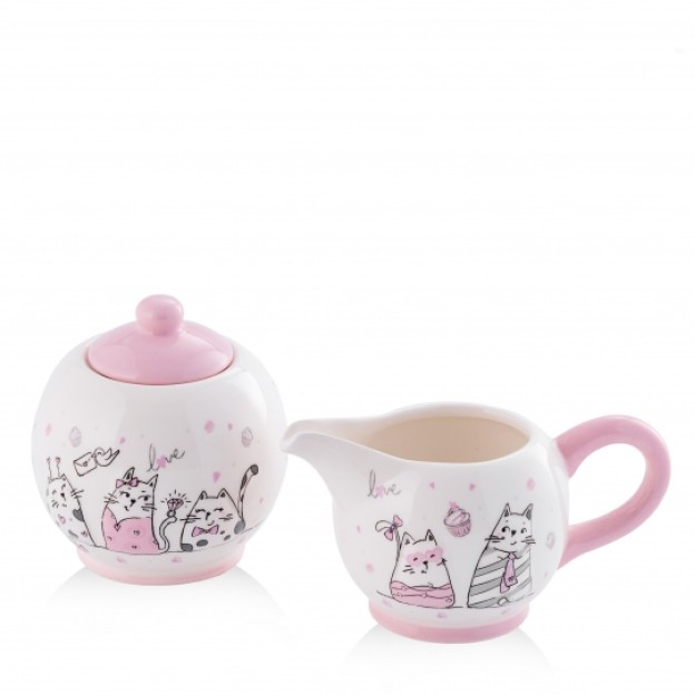 Dispozitiv pentru zahar si frisca LOVECAT