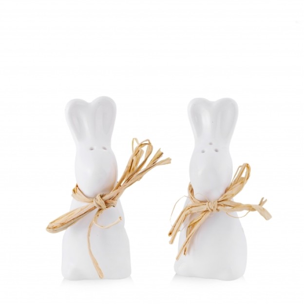 Dispozitiv sare si piper BUNNY RAFIA