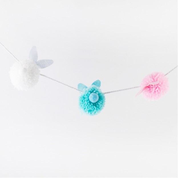 Decoratiune POMPOM BUNNY