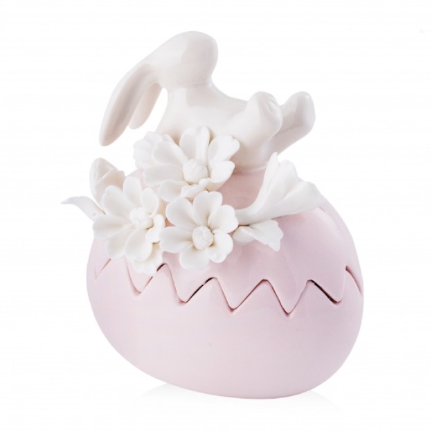 Figurina decorativa iepuras FLORALBUNNY