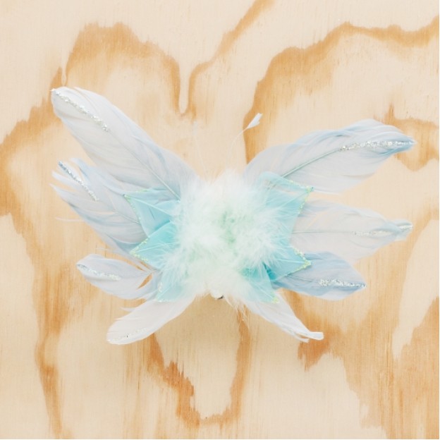 Decoratiune floare cu clips BUTTERFLY