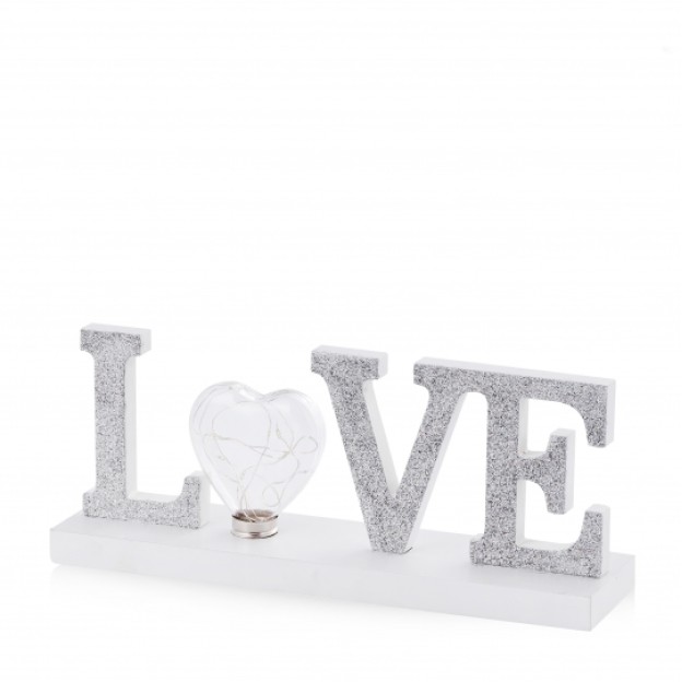 Figura decor lumina LOVE