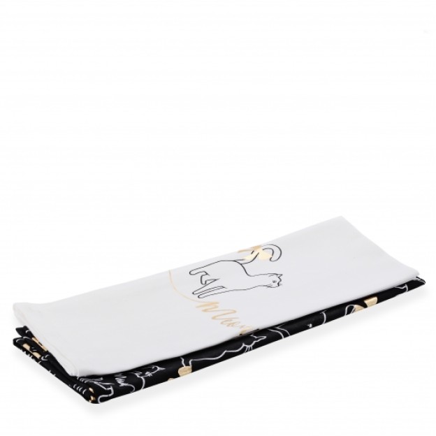 Set stergare bucatarie CHAT NOIR