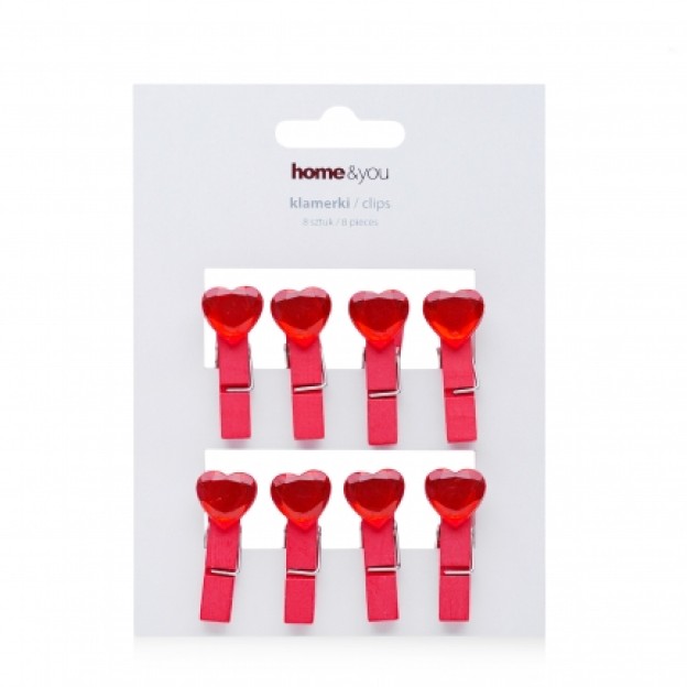 Set clame decorative HEARTS
