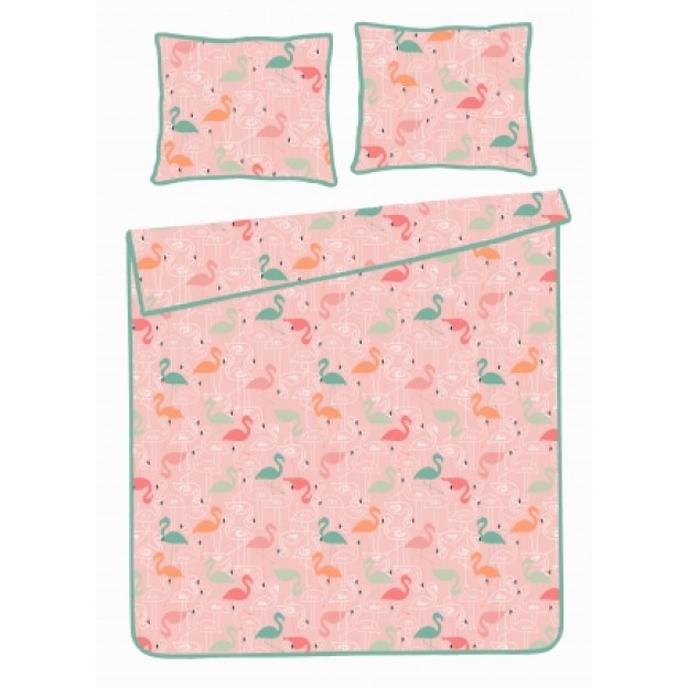 Set lenjerie de pat FLAMINGLE