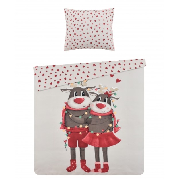 Set lenjerie de pat REINDEERLOVE FIT