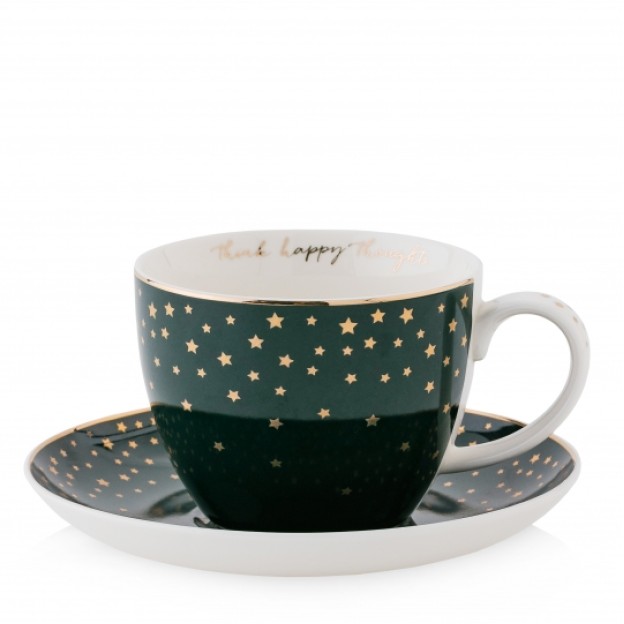 Ceasca cu farfurie EMERALDI