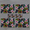 SET 4 NAPROANE SI 4 SUPORTURI PAHARE FLORICA