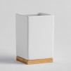 Pahar pentru baie WOODTOP SQUARE