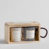 Set lumanari WOODBOX