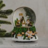 Glob de zapada muzical CHRISTMAS VILLAGE SMALL