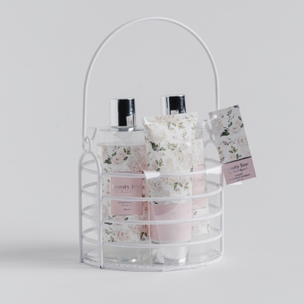 Set cosmetic FLOWER TIME BASKET