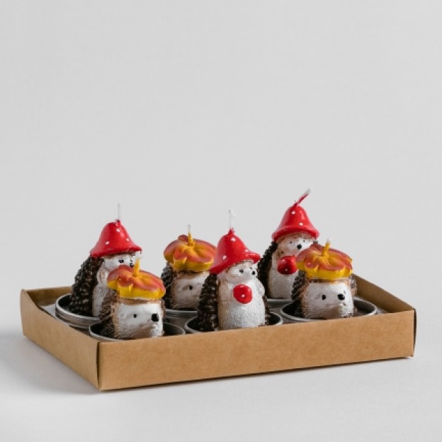 Set lumanari HEDGEHOG