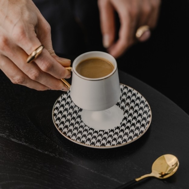 Ceasca cu farfurie cafea PEPITTE