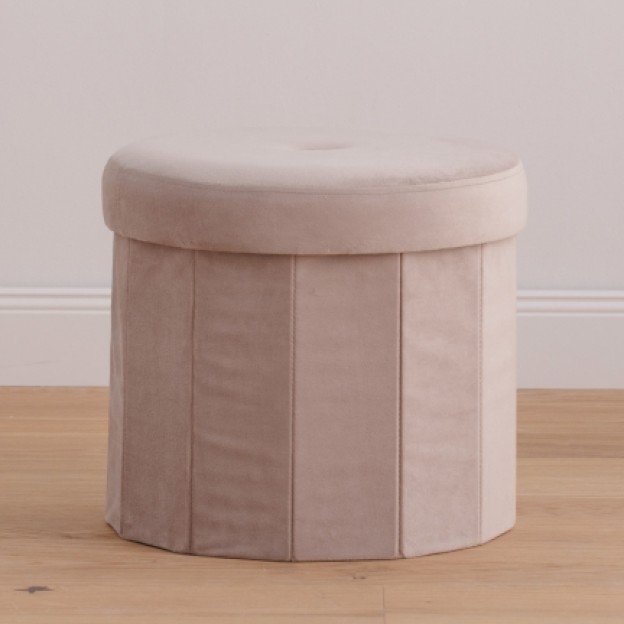 Puf  IVORY ROUND